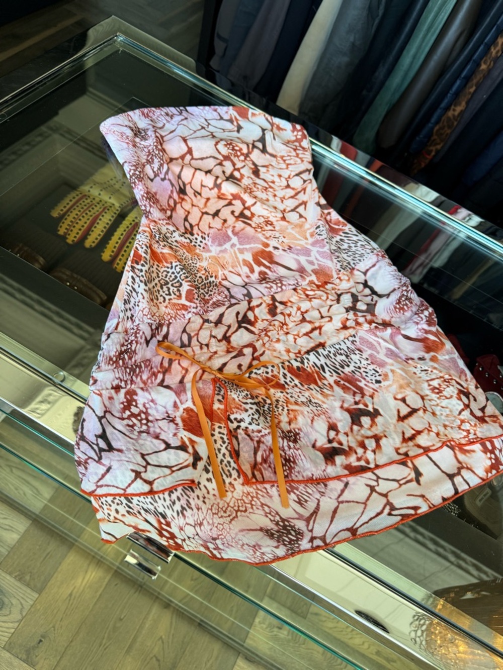 Women's Butterfly Print Mini Dress